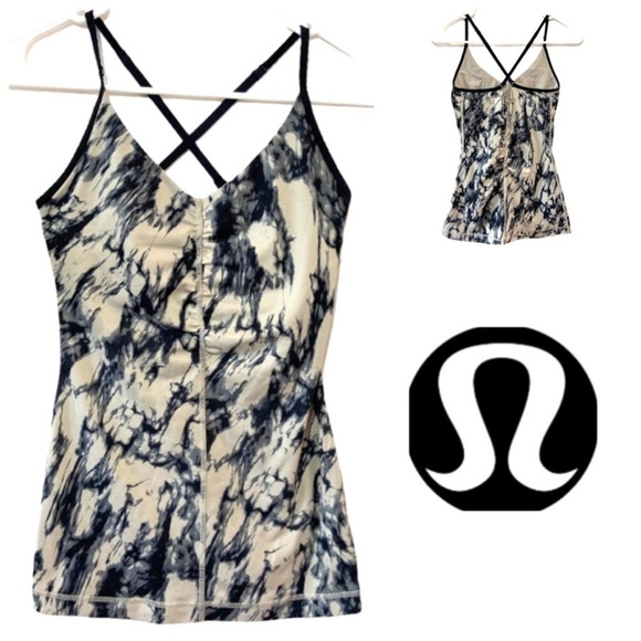 Lululemon Open Your Heart Marbled Granite Black 4 - Picture 1 of 12